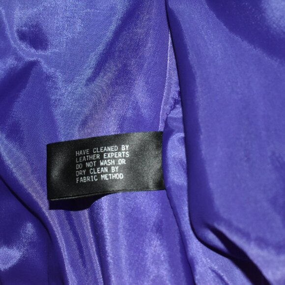 Ladies Purple Atlantic Beach Leather Button Vest SZ XL - Picture 3 of 6
